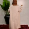 پالتو فوتر جناغی کرم