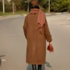 پالتو فوتر جناغی شتری