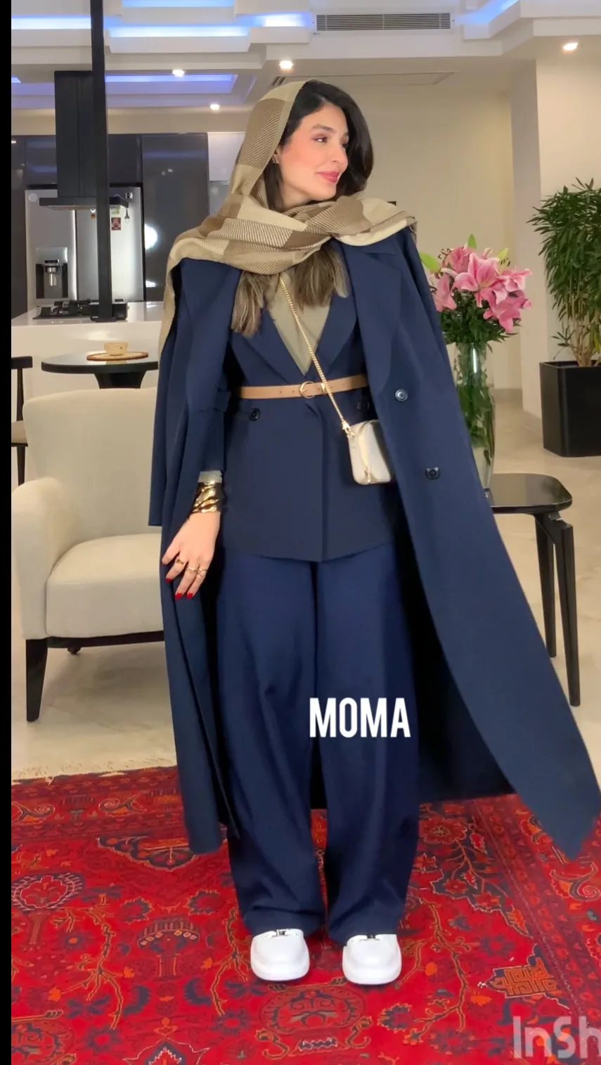 coat kelasik sormei مانتو کتی کوتاه سرمه ای اور کت قد 130 سرمه ای میراندا